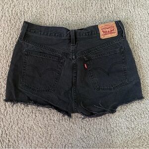 Levi's Black Jean Shorts